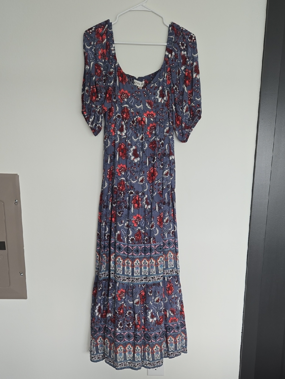 Boho Floral Maxi Dress